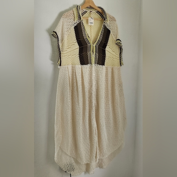 NWT Free People Kelly Crochet Maxi Top XL - Picture 3 of 15